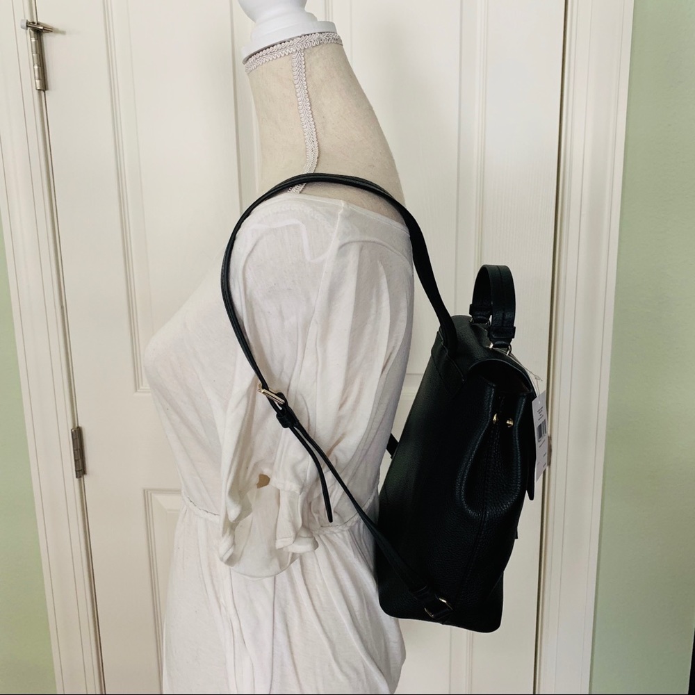 Brand new Kate spade black leather Hayes backpack - Picture 5 of 7